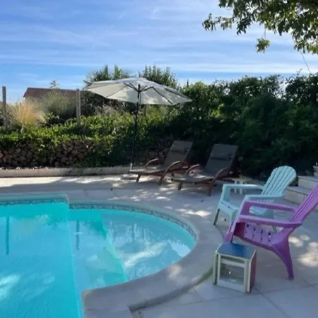 Gite En Dordogne Avec Piscine, Au Calme, Proche Sites Touristiques, Tout Confort Pour 2 Pers. - Fr-1-616-312 Hébergement de vacances Fleurac (Dordogne)